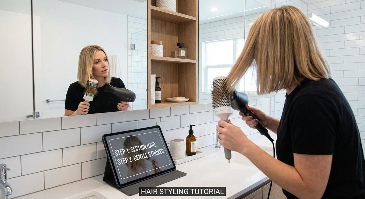 Tutorial come usare spazzola Denman tecniche professionali