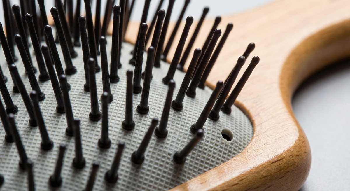 Dettaglio spazzola pneumatica Denman cuscinetto d'aria