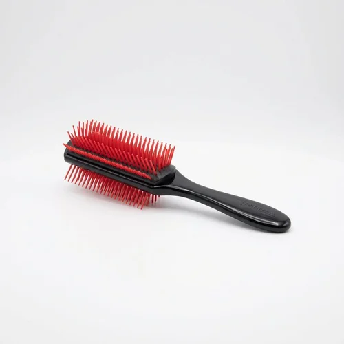 Denman D3 Spazzola 7 file nero e rosso