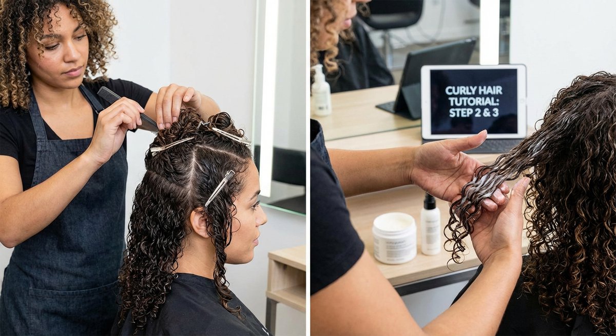 Tutorial tecnica Denman per capelli ricci